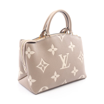プティ パレPM モノグラムアンプラント トゥルトレール クレーム 2WAY ハンドバッグ レザー グレーベージュ ルイヴィトン バッグ LOUIS VUITTON