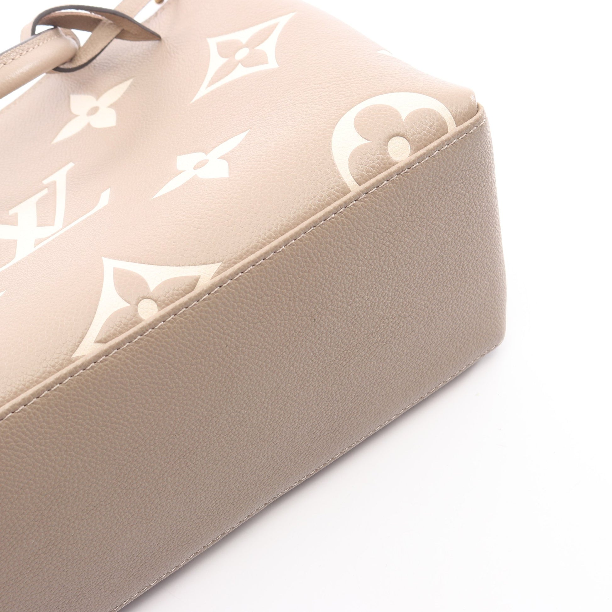 プティ パレPM モノグラムアンプラント トゥルトレール クレーム 2WAY ハンドバッグ レザー グレーベージュ ルイヴィトン バッグ LOUIS VUITTON