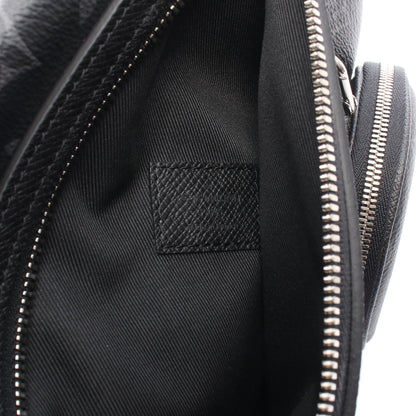 デュオ スリングバッグ タイガラマ ボディバッグ PVC レザー ブラック ルイヴィトン バッグ LOUIS VUITTON