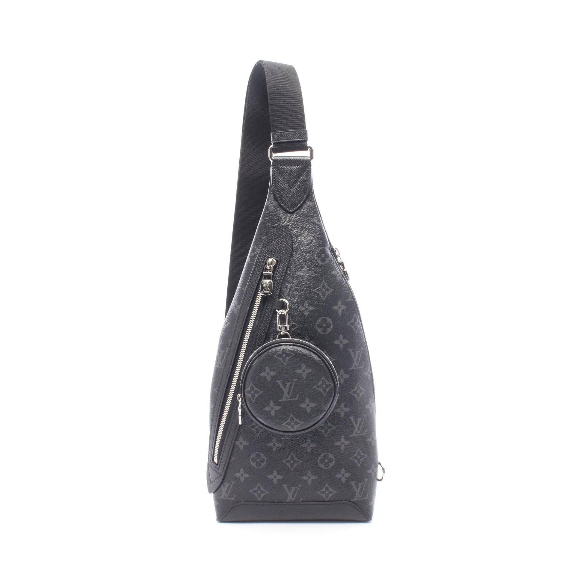 デュオ スリングバッグ タイガラマ ボディバッグ PVC レザー ブラック ルイヴィトン バッグ LOUIS VUITTON
