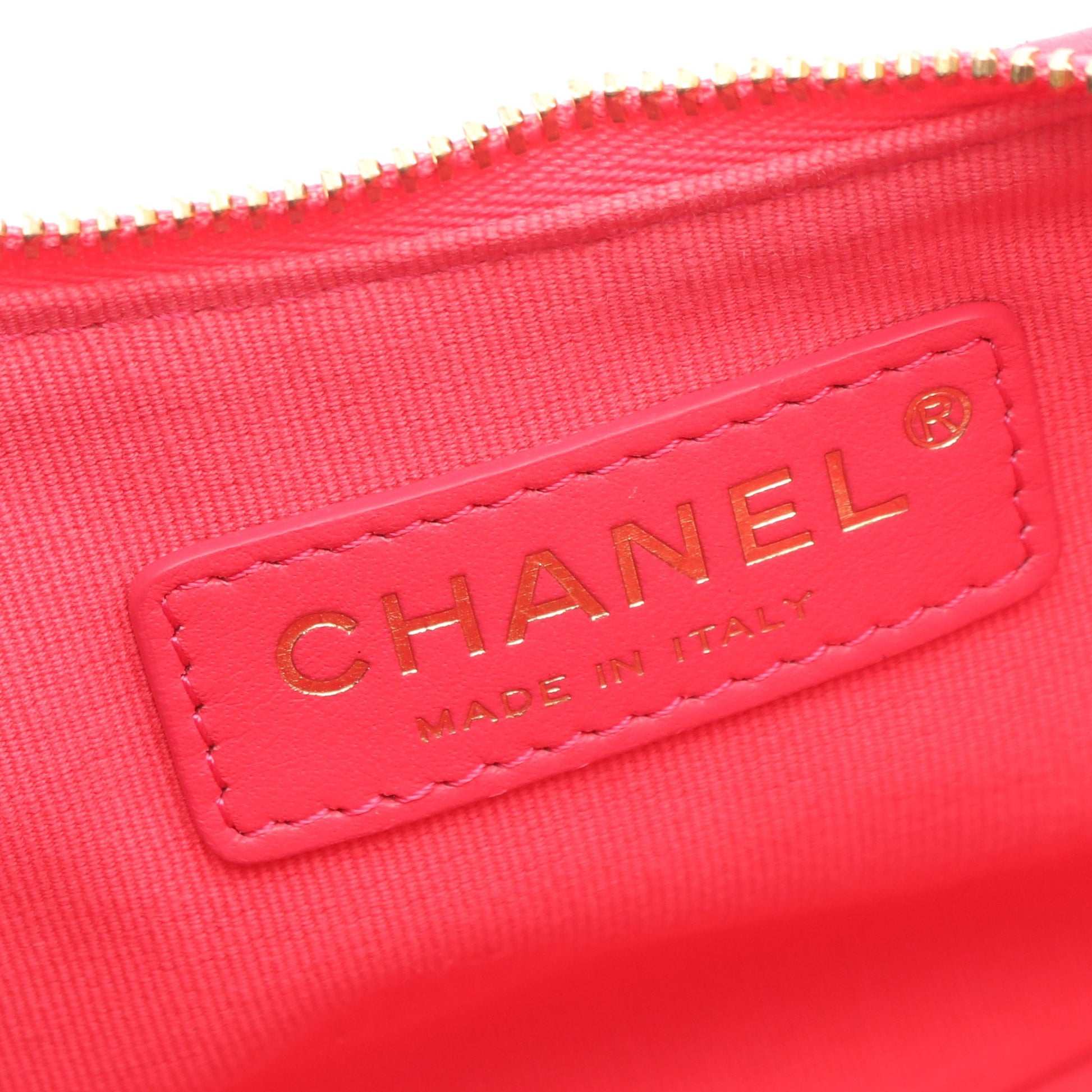 マトラッセ スモールホーボー チェーンショルダーバッグ ラムスキン ピンクパープル ゴールド金具 シャネル バッグ CHANEL