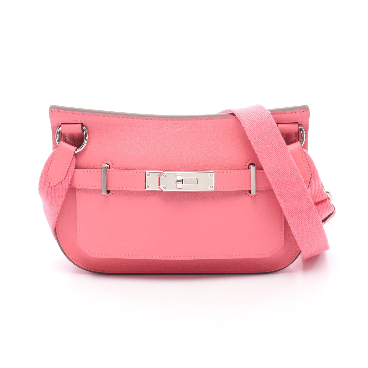 ジプシエール ミニ ローズアザレ ショルダーバッグ ヴォースイフト ピンク シルバー金具 B刻印 エルメス バッグ HERMES