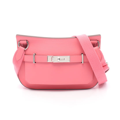 ジプシエール ミニ ローズアザレ ショルダーバッグ ヴォースイフト ピンク シルバー金具 B刻印 エルメス バッグ HERMES