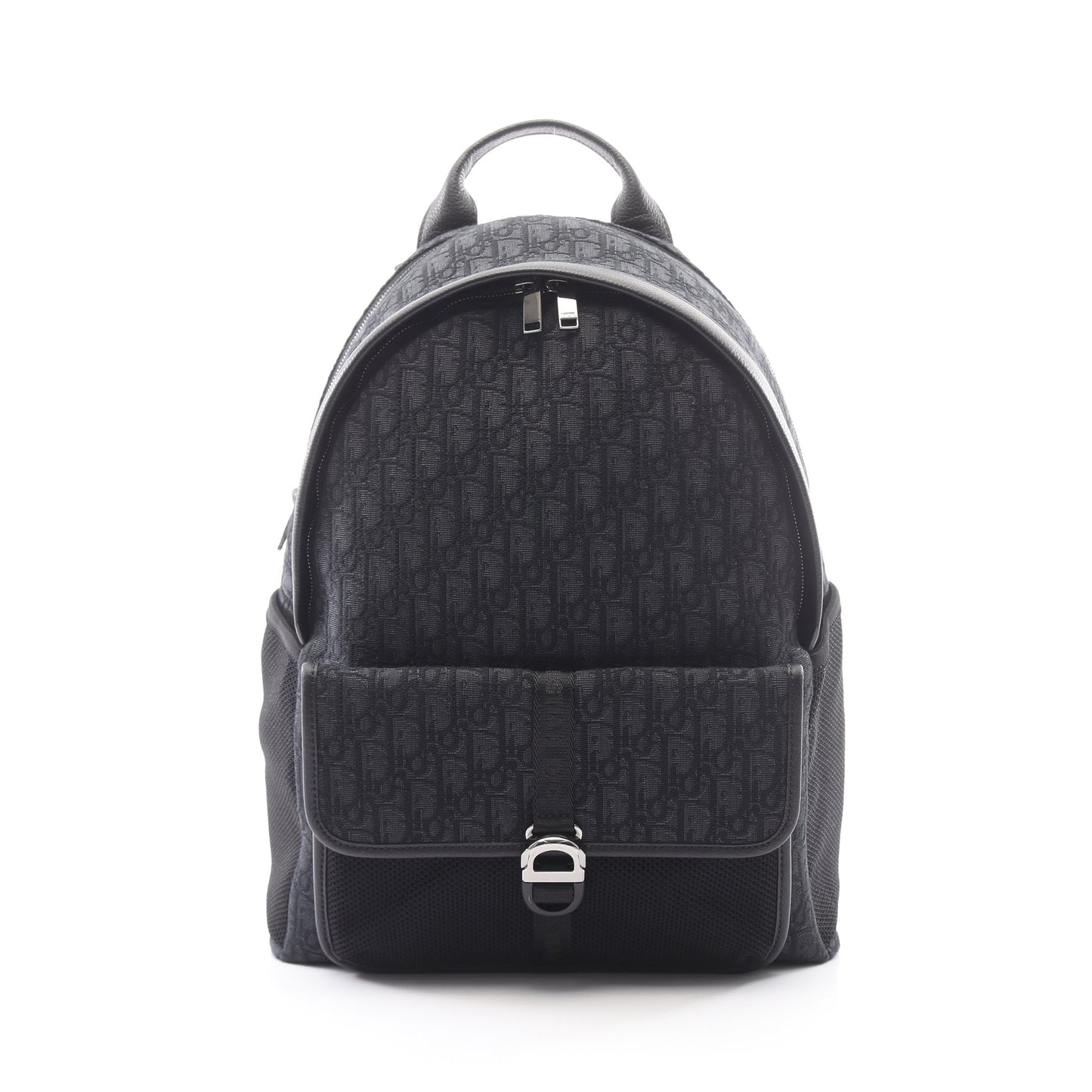 DIOR 8 オブリーク バックパック リュックサック キャンバス レザー ブラック クリスチャンディオール バッグ Christian Dior