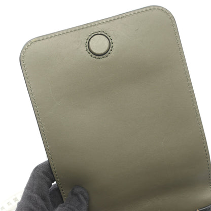 GUSSET FLAT CROSSBODY ガセット フラット クロスボディバッグ ショルダーバッグ レザー カーキグリーン ブラック ロエベ バッグ LOEWE