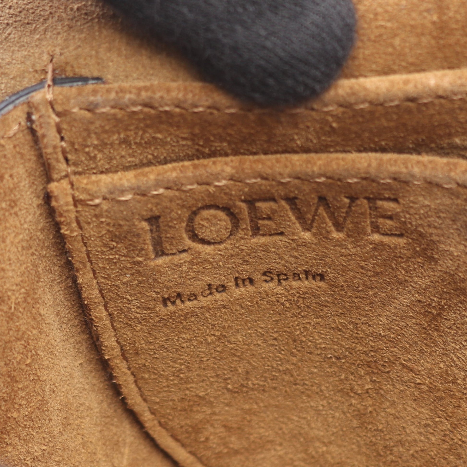ゲートバッグ ミニ ショルダーバッグ レザー バーガンディ ロエベ バッグ LOEWE