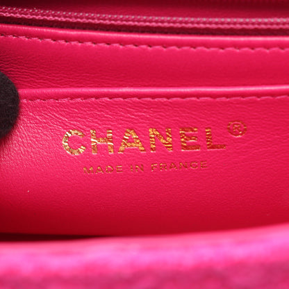 ミニマトラッセ20 チェーンショルダーバッグ ツイード レザー ピンクパープル ゴールド金具 シャネル バッグ CHANEL