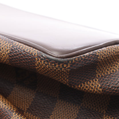 チェルシー ダミエエベヌ ショルダーバッグ トートバッグ PVC レザー ブラウン ルイヴィトン バッグ LOUIS VUITTON