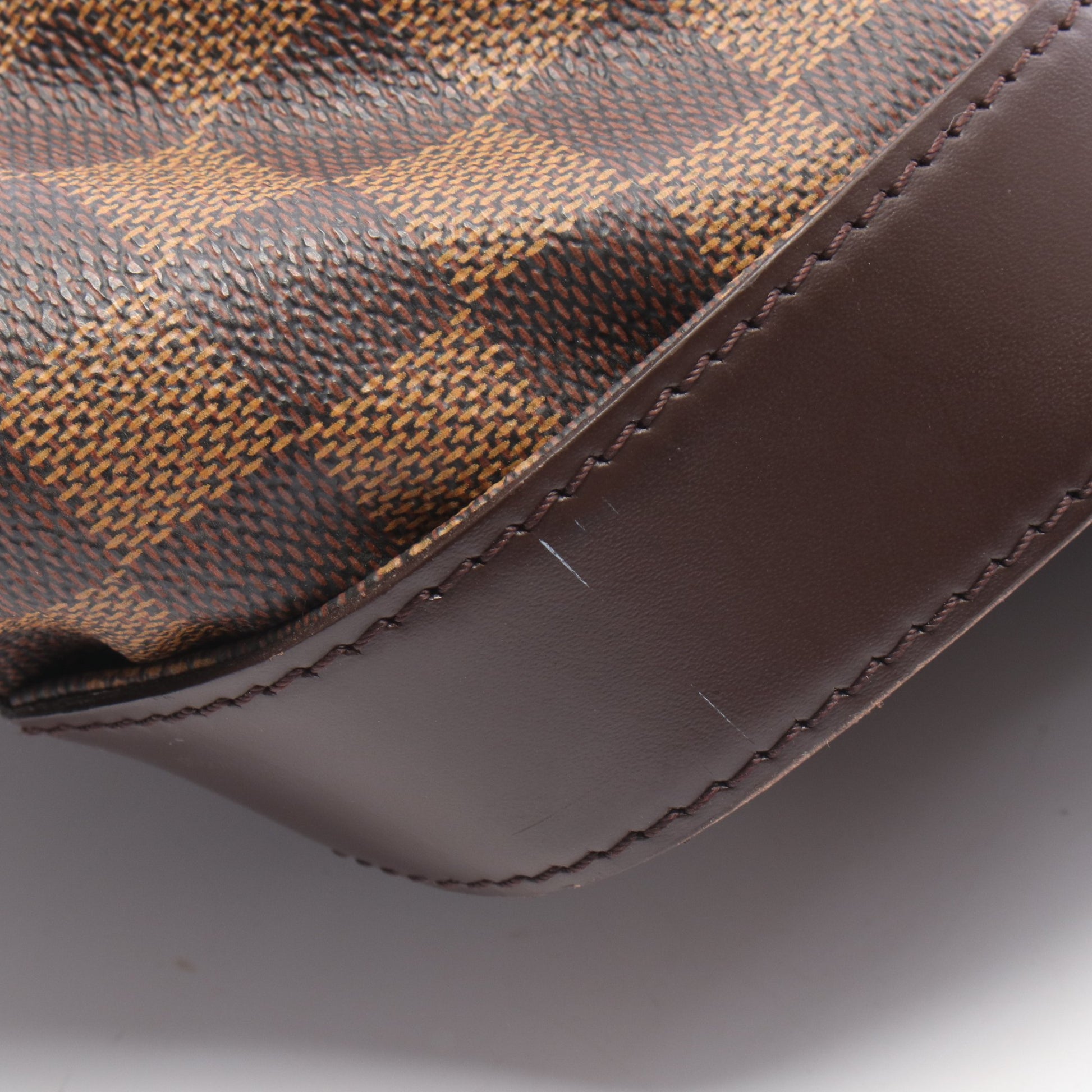 チェルシー ダミエエベヌ ショルダーバッグ トートバッグ PVC レザー ブラウン ルイヴィトン バッグ LOUIS VUITTON