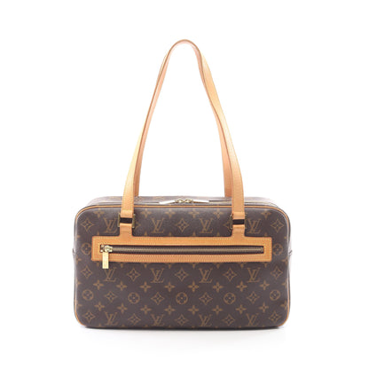 シテGM モノグラム ショルダーバッグ PVC レザー ブラウン ルイヴィトン バッグ LOUIS VUITTON