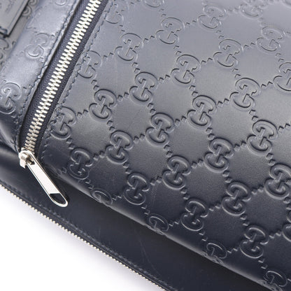 グッチシマ ボディバッグ レザー ネイビー グッチ バッグ GUCCI