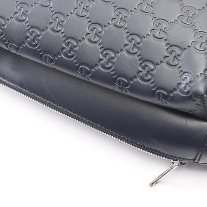 グッチシマ ボディバッグ レザー ネイビー グッチ バッグ GUCCI