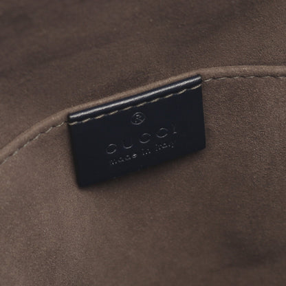グッチシマ ボディバッグ レザー ネイビー グッチ バッグ GUCCI