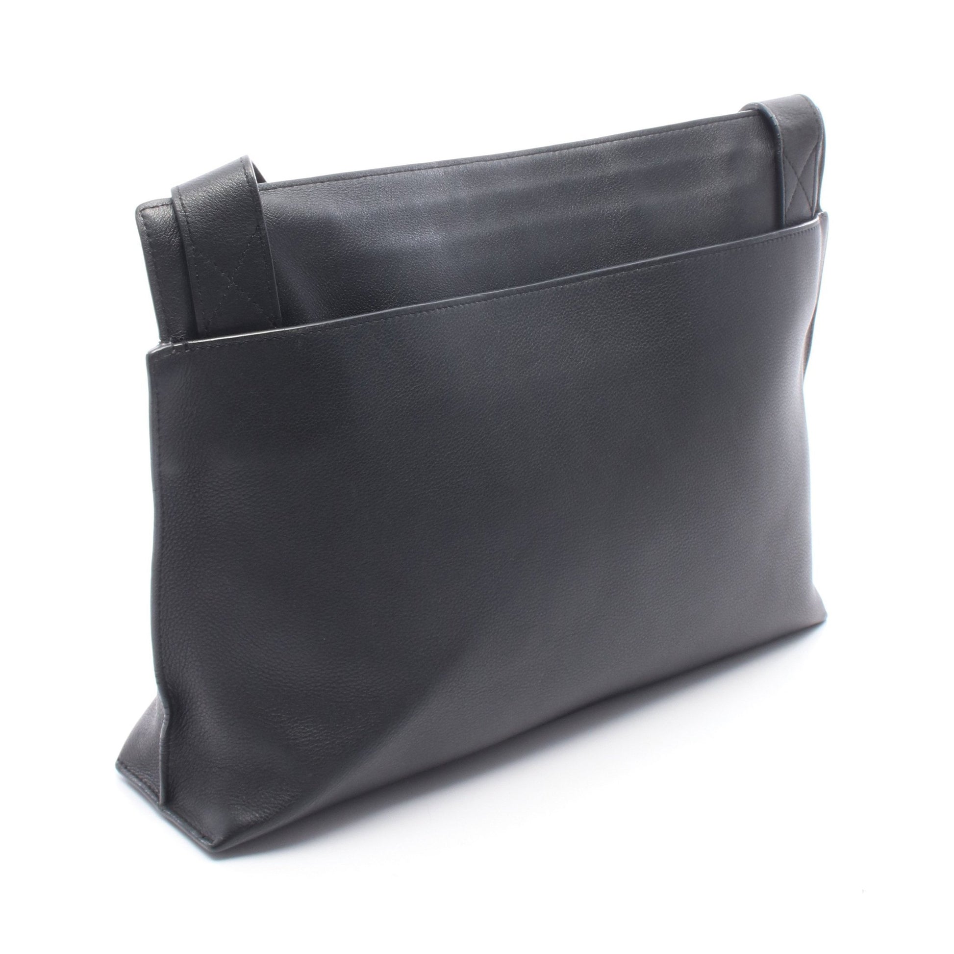 T MESSENGER メッセンジャー ショルダーバッグ レザー ブラック ロエベ バッグ LOEWE