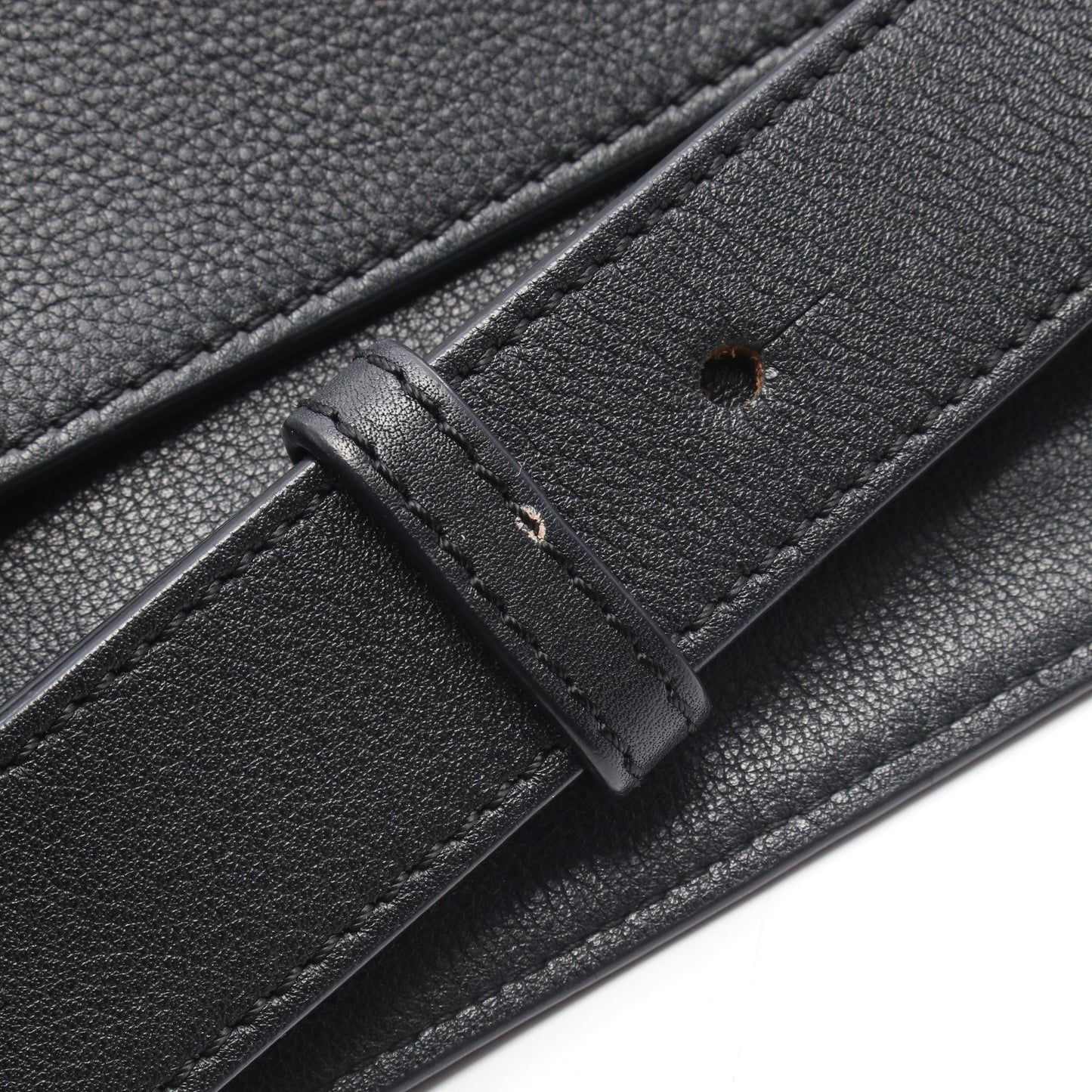 T MESSENGER メッセンジャー ショルダーバッグ レザー ブラック ロエベ バッグ LOEWE