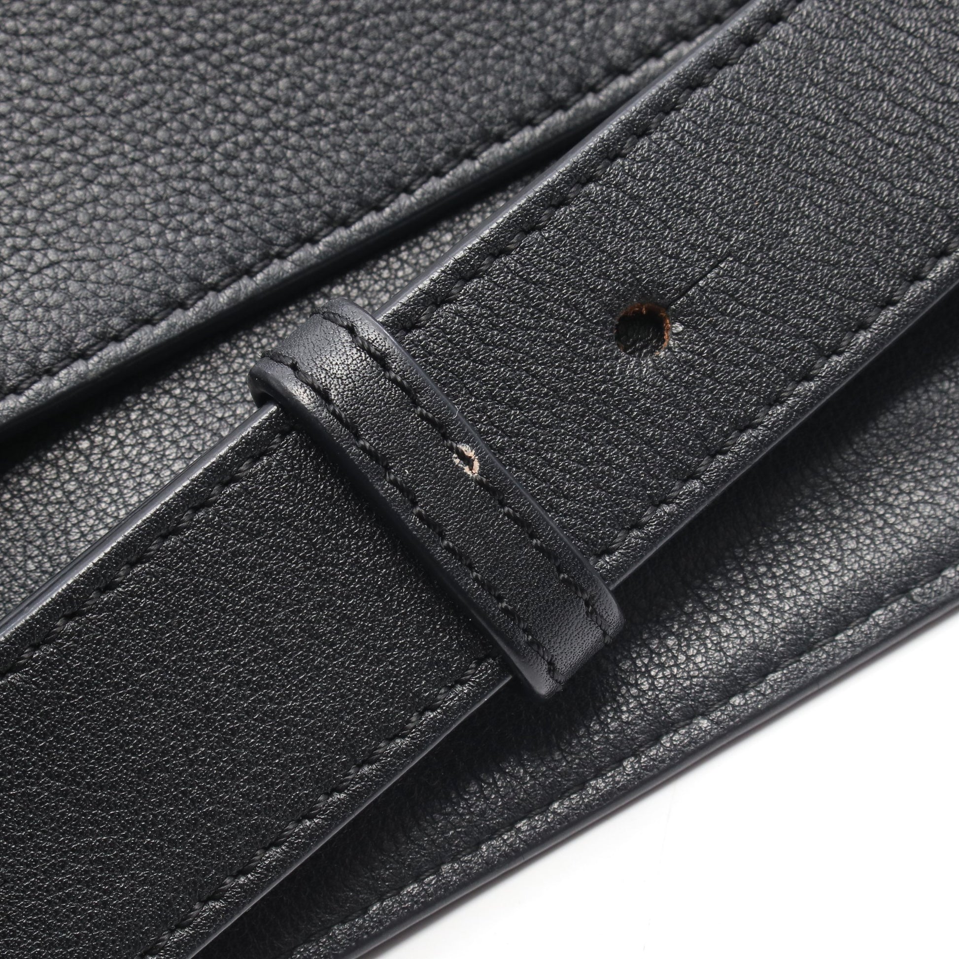 T MESSENGER メッセンジャー ショルダーバッグ レザー ブラック ロエベ バッグ LOEWE