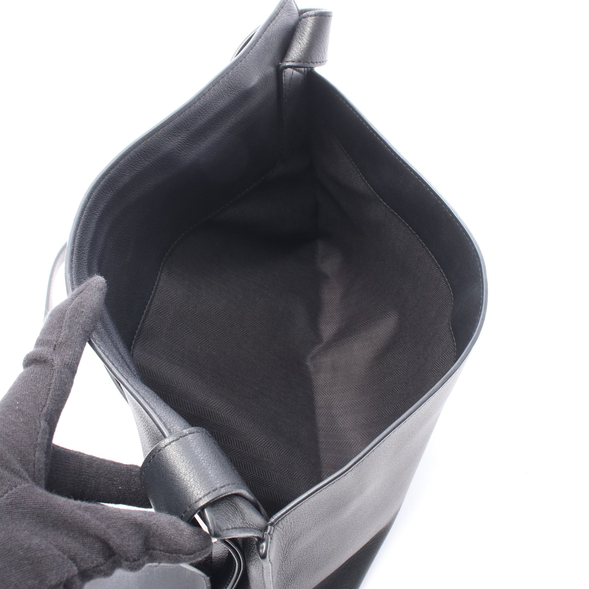 T MESSENGER メッセンジャー ショルダーバッグ レザー ブラック ロエベ バッグ LOEWE