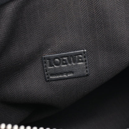 T MESSENGER メッセンジャー ショルダーバッグ レザー ブラック ロエベ バッグ LOEWE