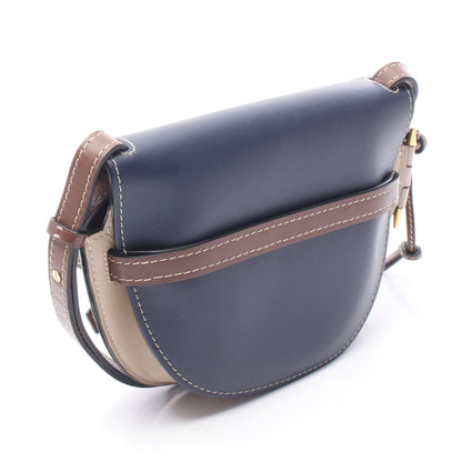 ゲートバッグ スモール ショルダーバッグ レザー ネイビー ベージュ ブラウン ロエベ バッグ LOEWE