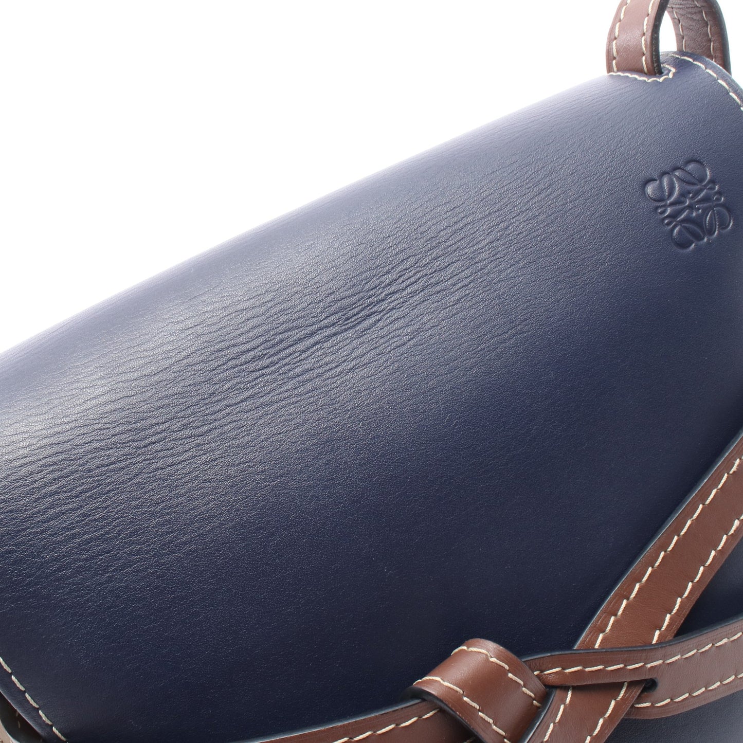 ゲートバッグ スモール ショルダーバッグ レザー ネイビー ベージュ ブラウン ロエベ バッグ LOEWE