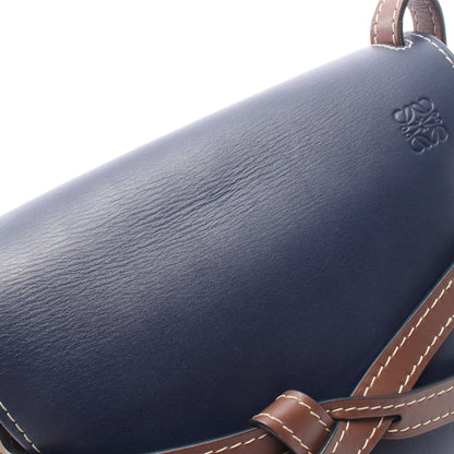 ゲートバッグ スモール ショルダーバッグ レザー ネイビー ベージュ ブラウン ロエベ バッグ LOEWE