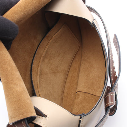 ゲートバッグ スモール ショルダーバッグ レザー ネイビー ベージュ ブラウン ロエベ バッグ LOEWE