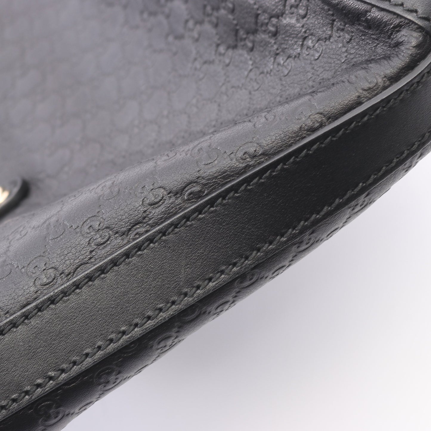 グッチシマ ハンドバッグ トートバッグ レザー ブラック グッチ バッグ GUCCI