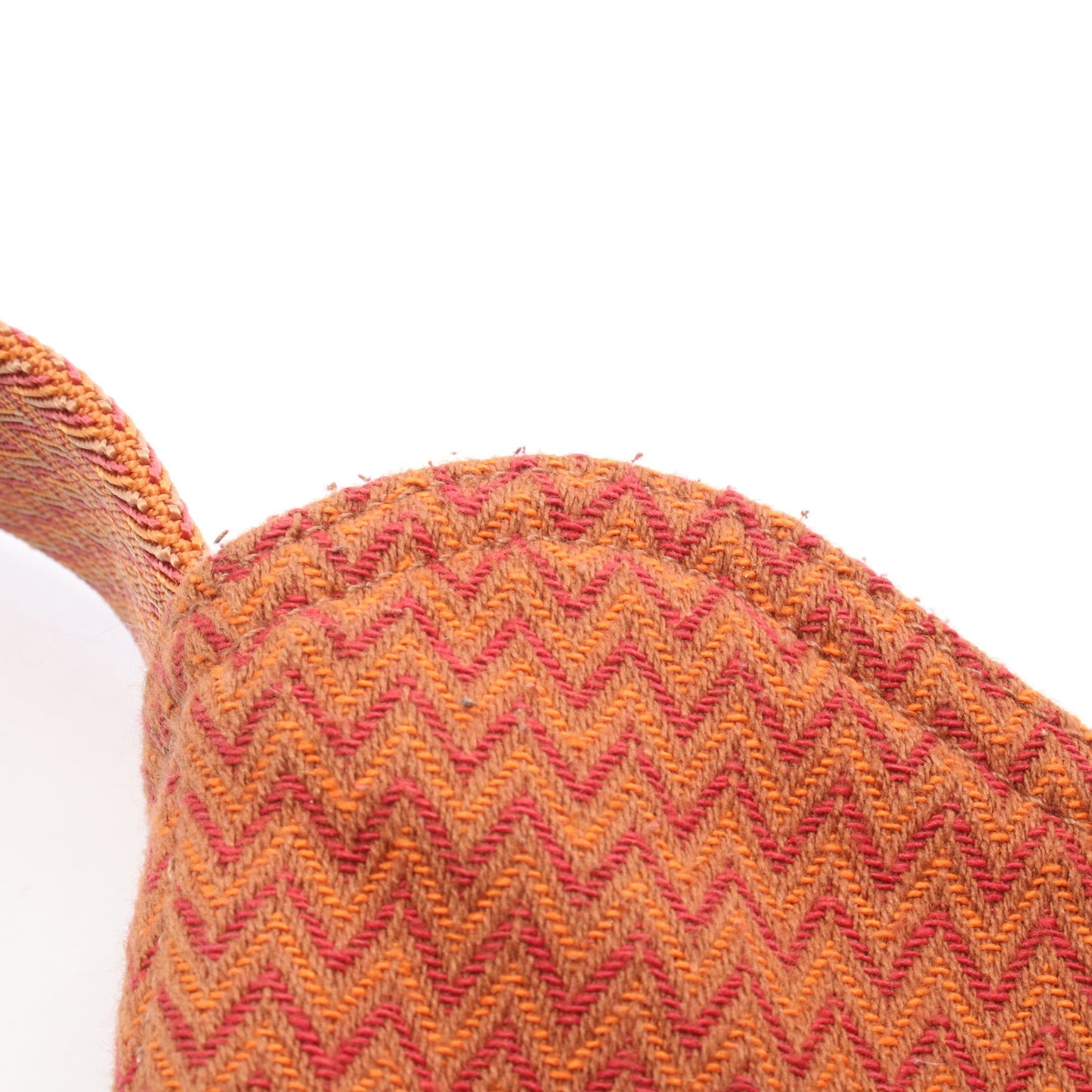 サック デ パンサージュ ショルダーバッグ キャンバス オレンジ レッド ブラウン エルメス バッグ HERMES