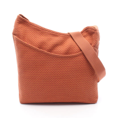 サック デ パンサージュ ショルダーバッグ キャンバス オレンジ レッド ブラウン エルメス バッグ HERMES