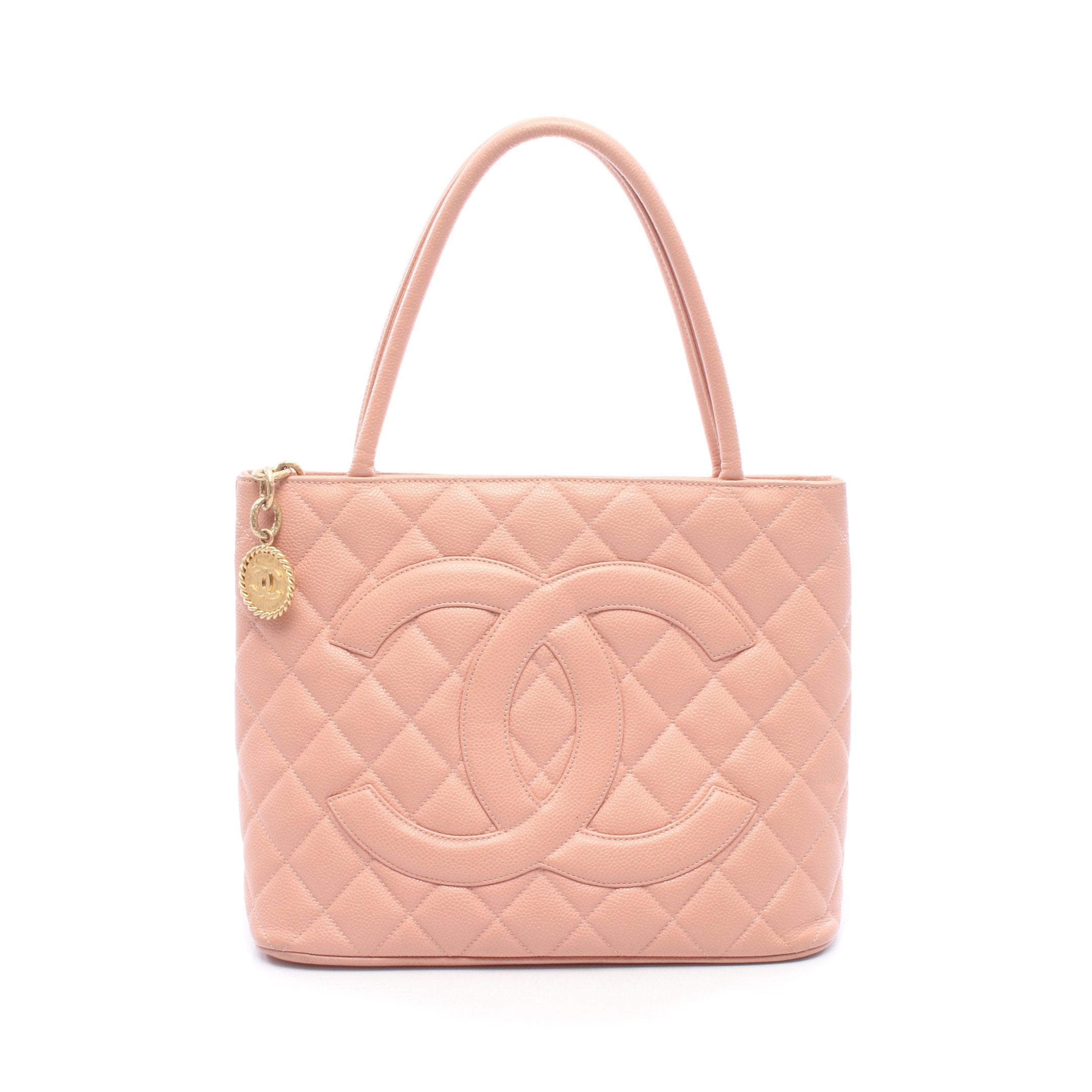 新品 CHANELシャネル 復刻トートバッグ キャビアスキン 金具ゴールドピンク 復刻トート ハンドバッグ トートバッグ キャビアスキン ピンク