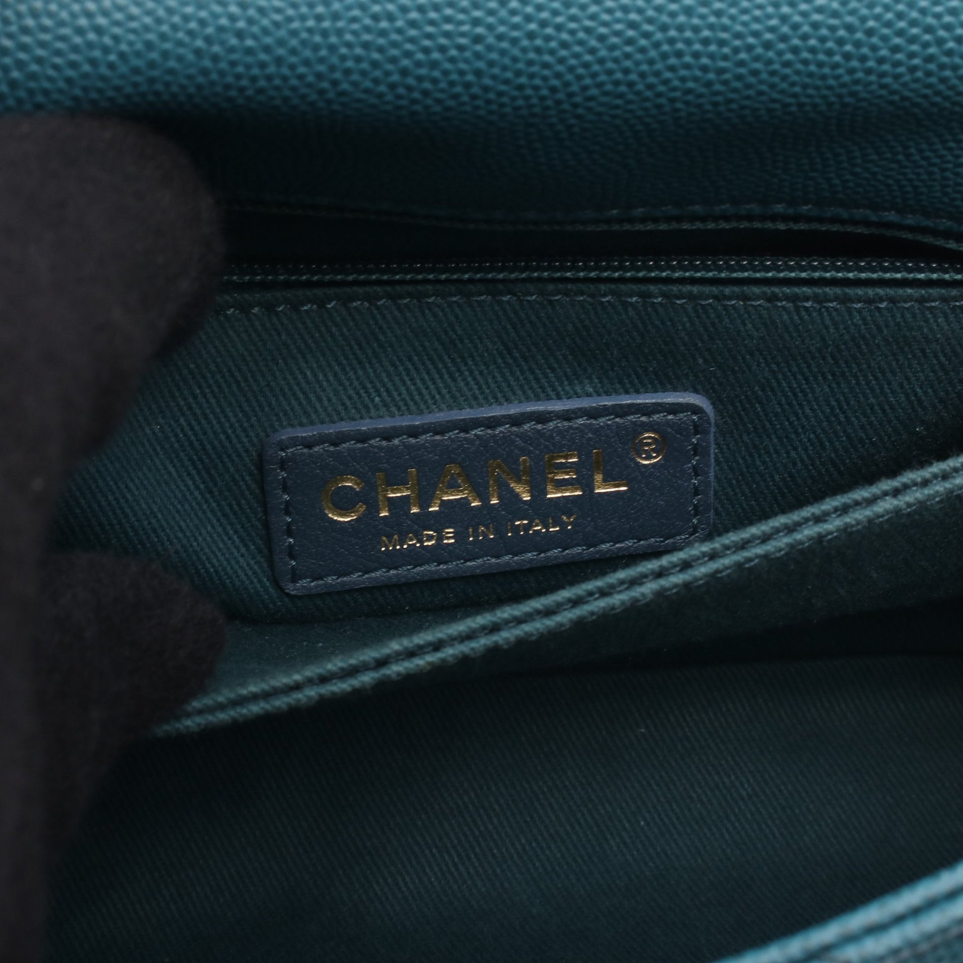 ココハンドル フラップ マトラッセ 2WAY ハンドバッグ キャビアスキン リザード ブルーグリーン ブラウン ゴールド金具 シャネル バッグ CHANEL