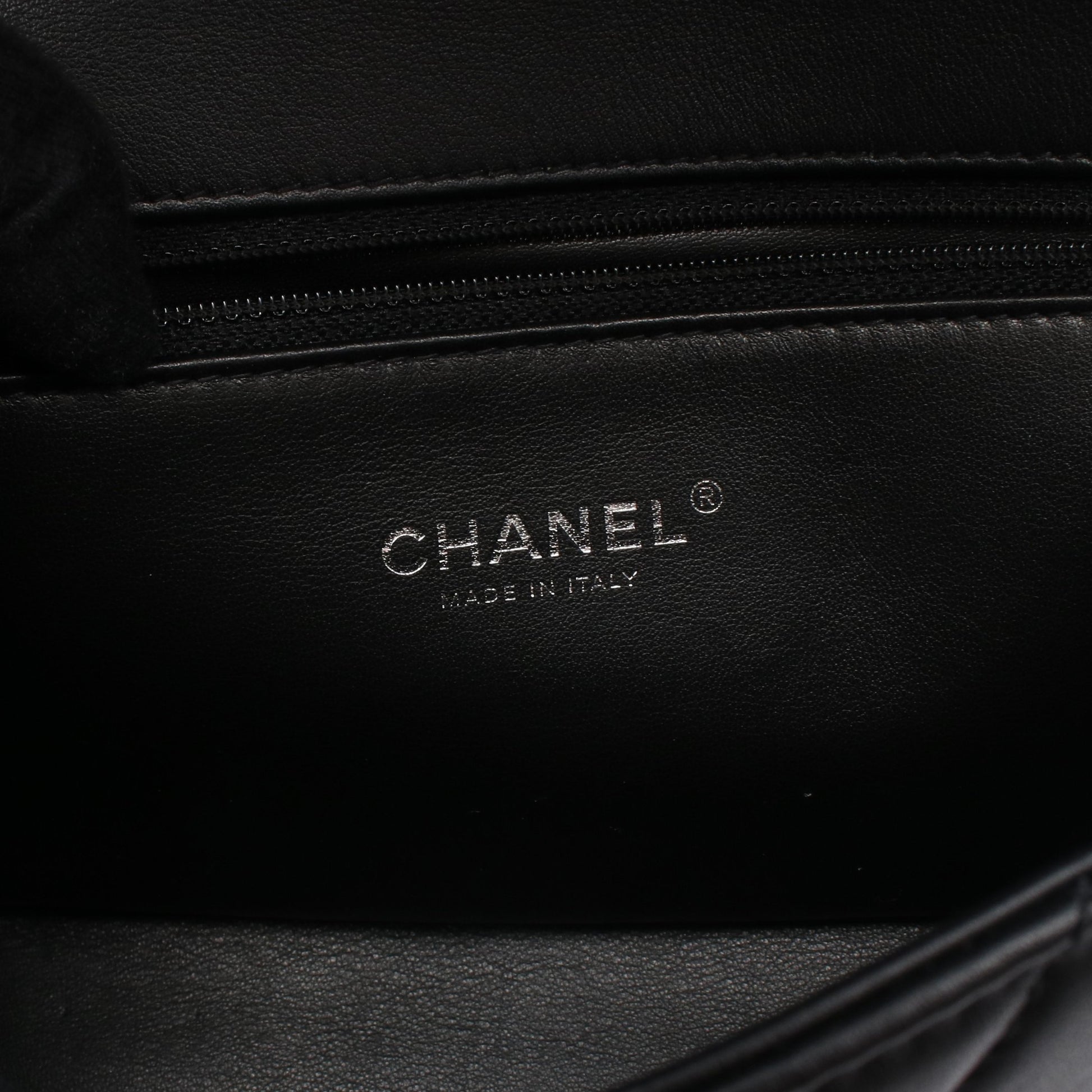 マトラッセ チェーンショルダーバッグ レザー ブラック ブラック金具 シャネル バッグ CHANEL
