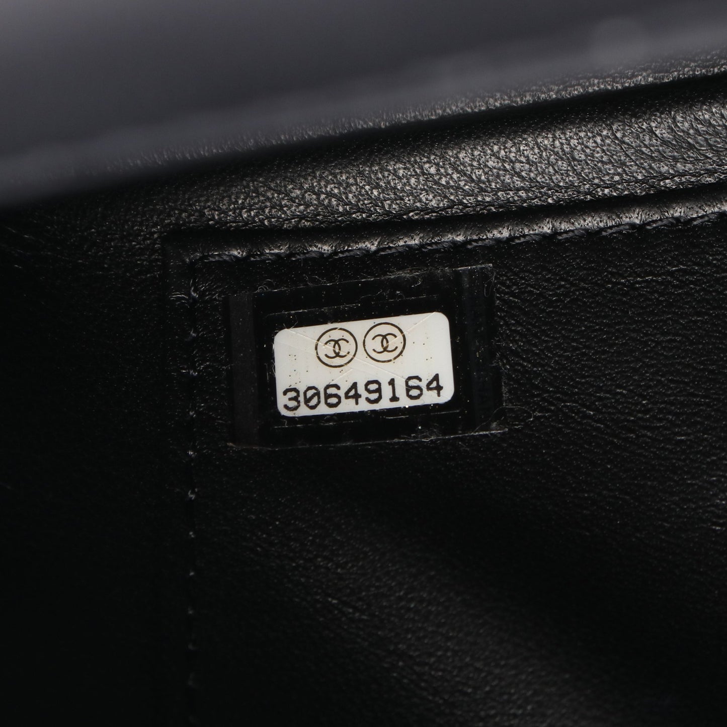 マトラッセ チェーンショルダーバッグ レザー ブラック ブラック金具 シャネル バッグ CHANEL