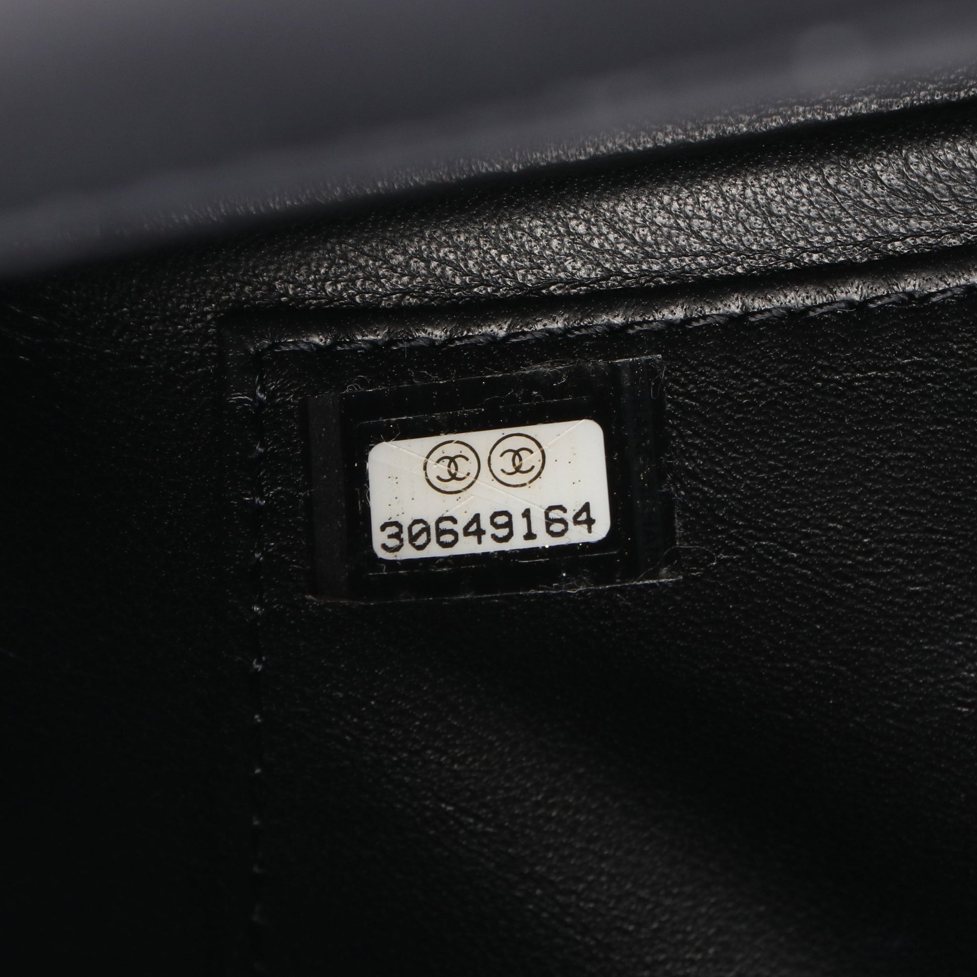 マトラッセ チェーンショルダーバッグ レザー ブラック ブラック金具 シャネル バッグ CHANEL