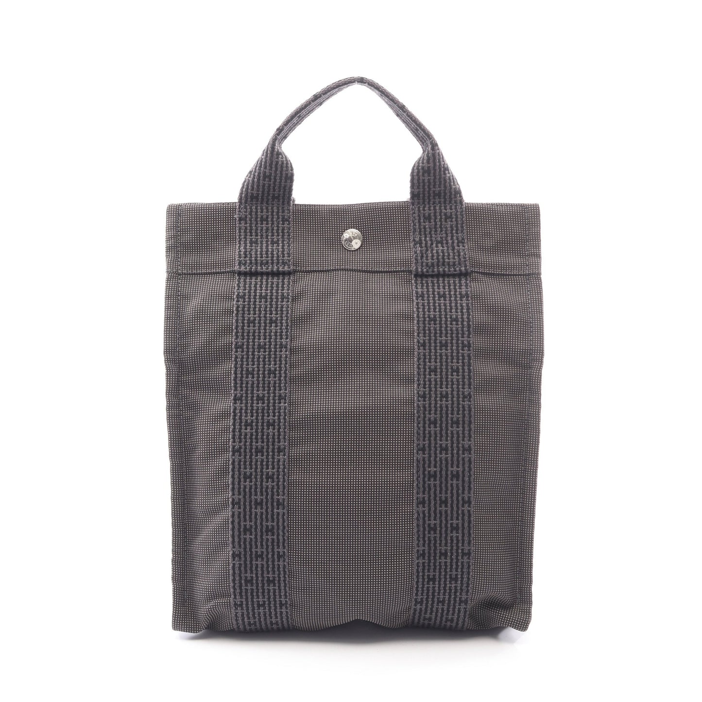 エールライン アドPM バックパック リュックサック ナイロンキャンバス ダークグレー シルバー金具 エルメス バッグ HERMES
