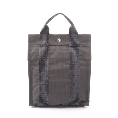エールライン アドPM バックパック リュックサック ナイロンキャンバス ダークグレー シルバー金具 エルメス バッグ HERMES