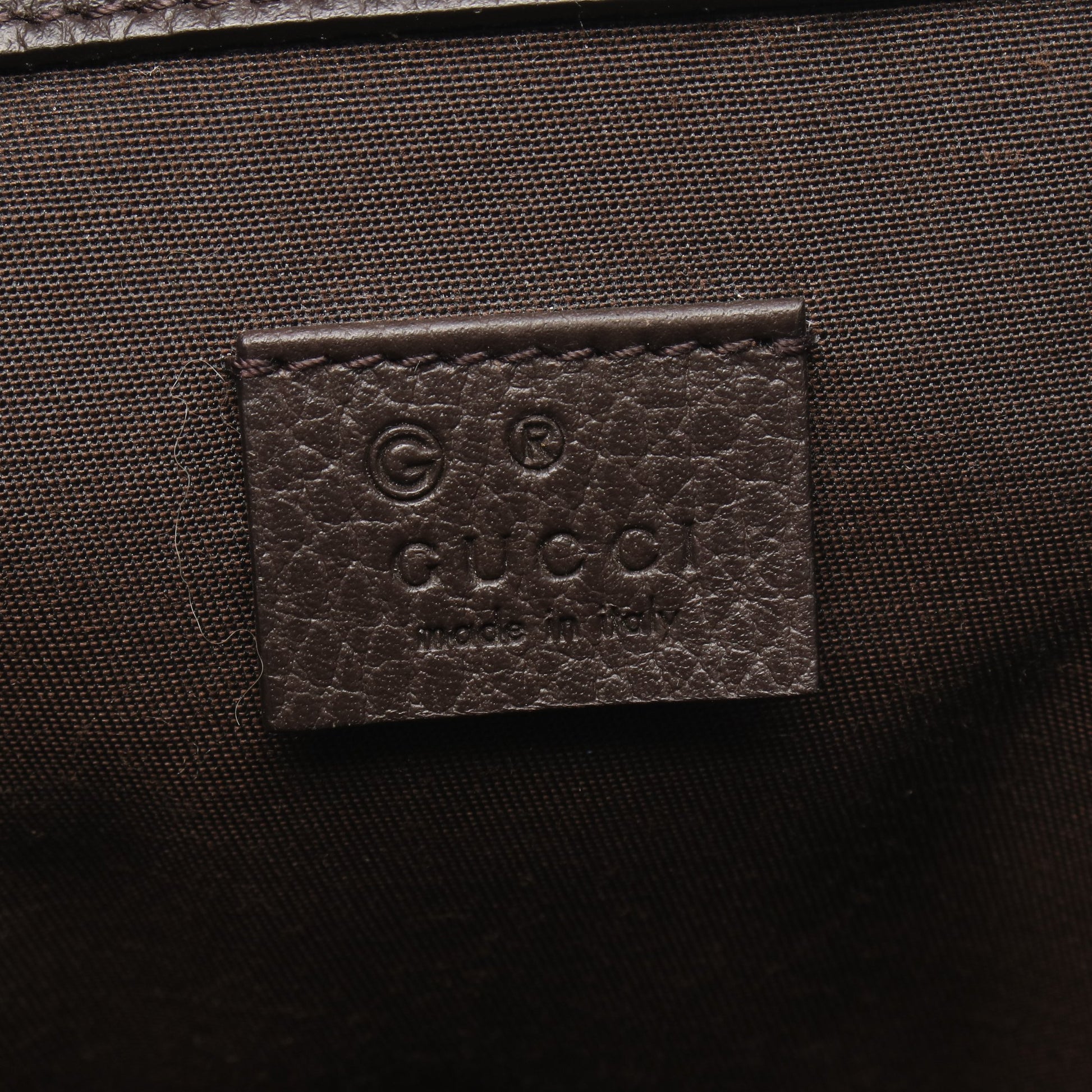 GGキャンバス バックパック リュックサック キャンバス レザー ベージュ ダークブラウン グッチ バッグ GUCCI