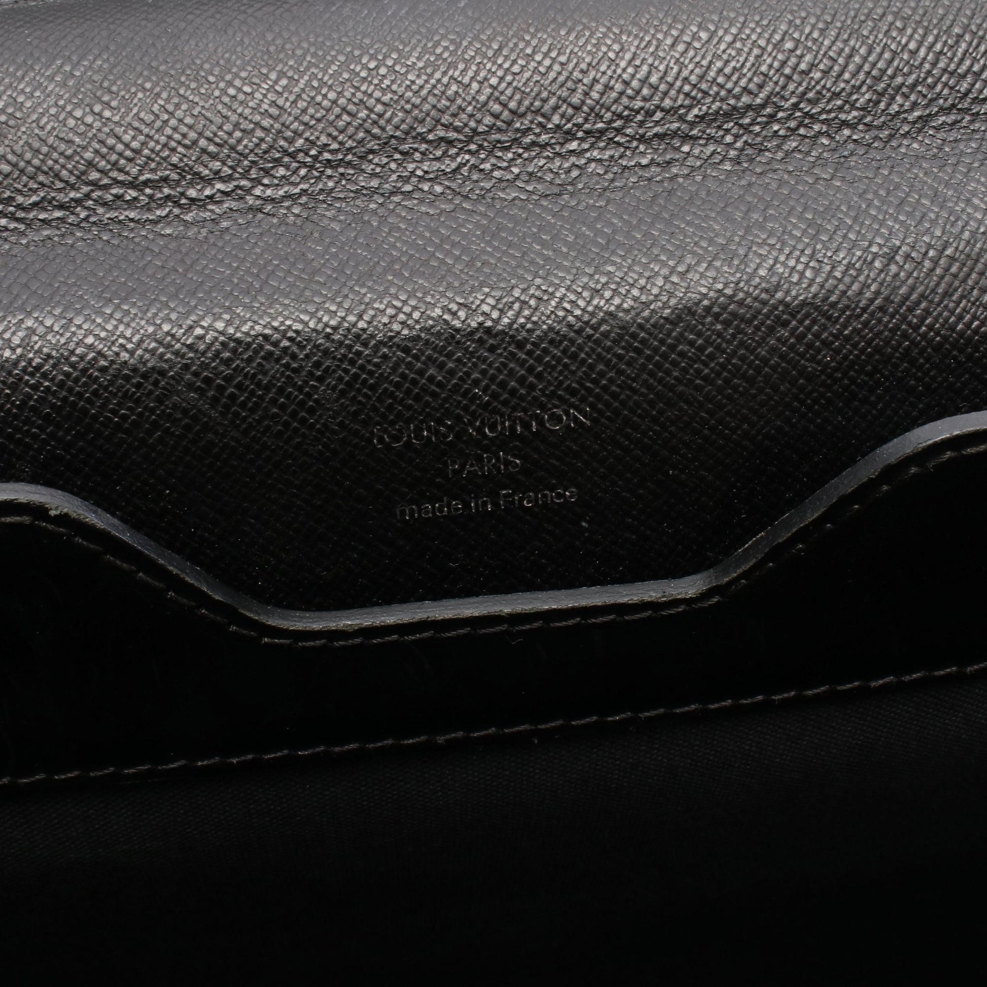 ロブスト1 タイガ アルドワーズ ビジネスバッグ レザー ダークグレー ブラック ルイヴィトン バッグ LOUIS VUITTON
