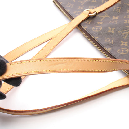 トータリーGM モノグラム ショルダーバッグ トートバッグ PVC レザー ブラウン ルイヴィトン バッグ LOUIS VUITTON