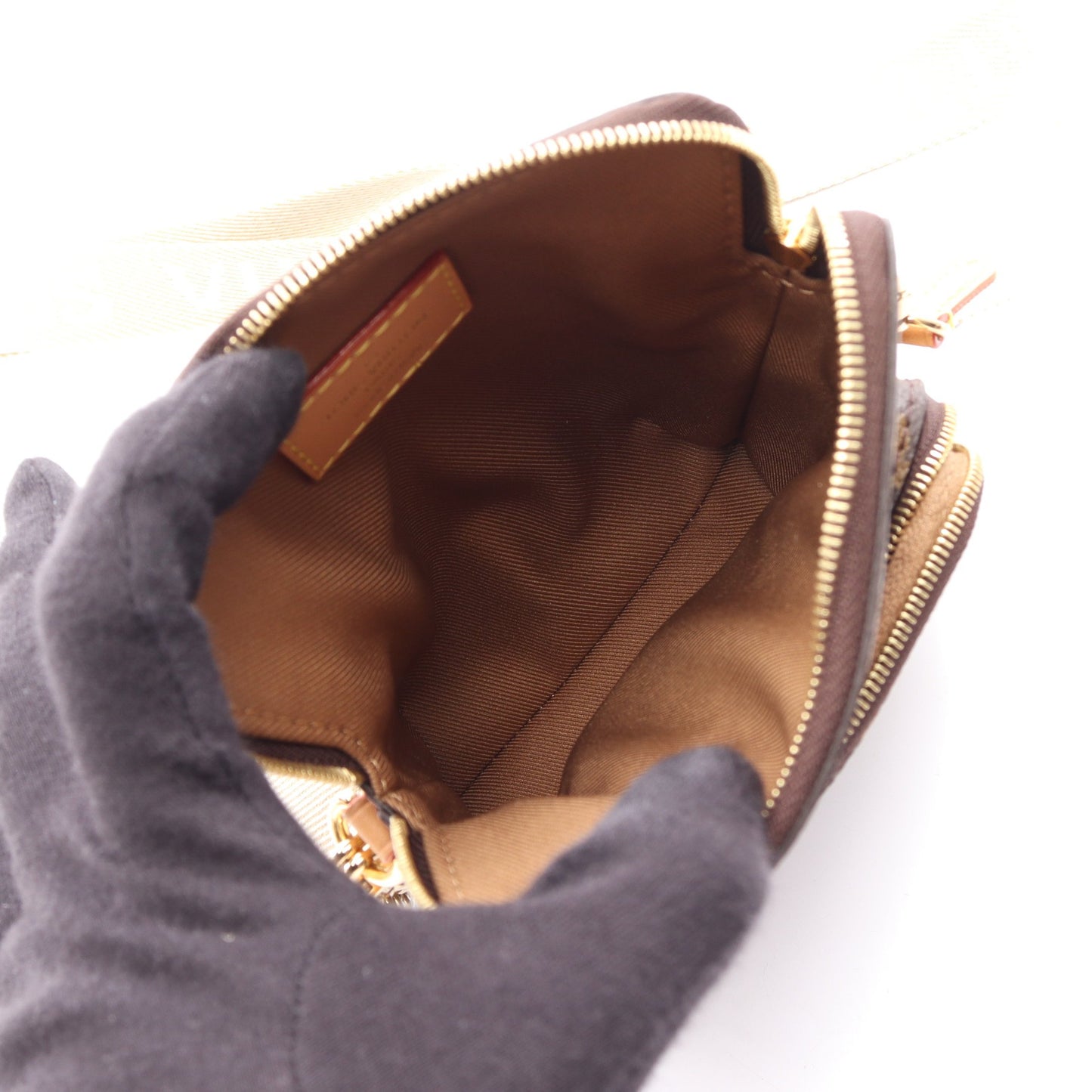 ユーティリティ クロスボディ モノグラム 2WAY チェーンハンドバッグ PVC レザー ブラウン ルイヴィトン バッグ LOUIS VUITTON