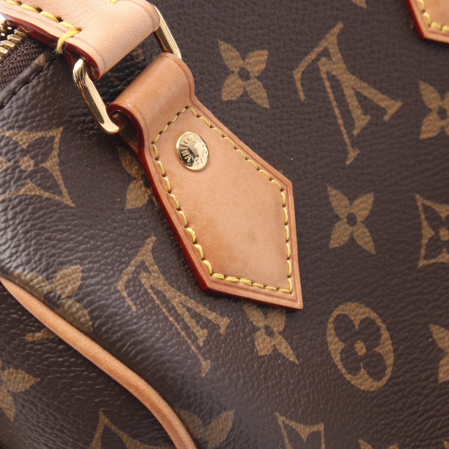 スピーディ バンドリエール20 モノグラム 2WAY ハンドバッグ PVC レザー ブラウン ルイヴィトン バッグ LOUIS VUITTON