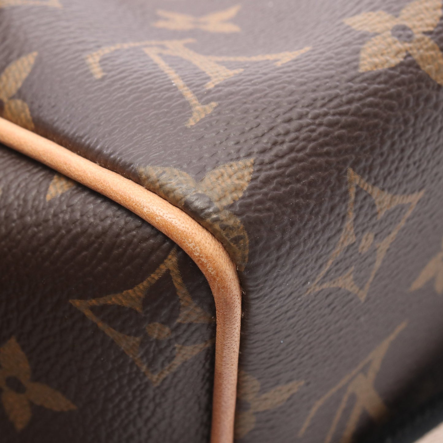 スピーディ バンドリエール20 モノグラム 2WAY ハンドバッグ PVC レザー ブラウン ルイヴィトン バッグ LOUIS VUITTON