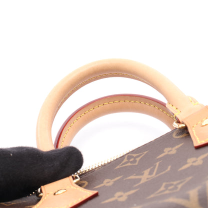 スピーディ バンドリエール20 モノグラム 2WAY ハンドバッグ PVC レザー ブラウン ルイヴィトン バッグ LOUIS VUITTON