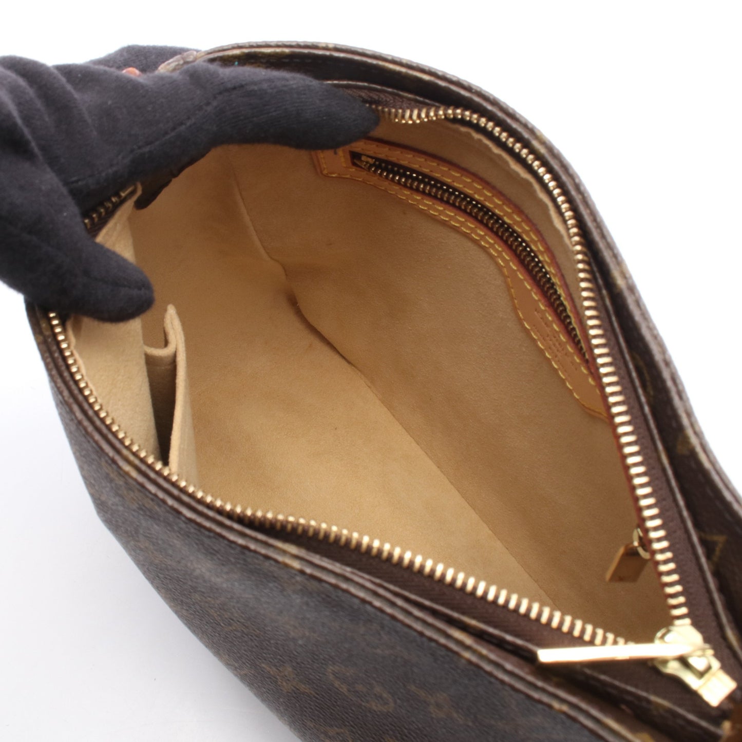 ルーピングMM モノグラム ショルダーバッグ PVC レザー ブラウン ルイヴィトン バッグ LOUIS VUITTON