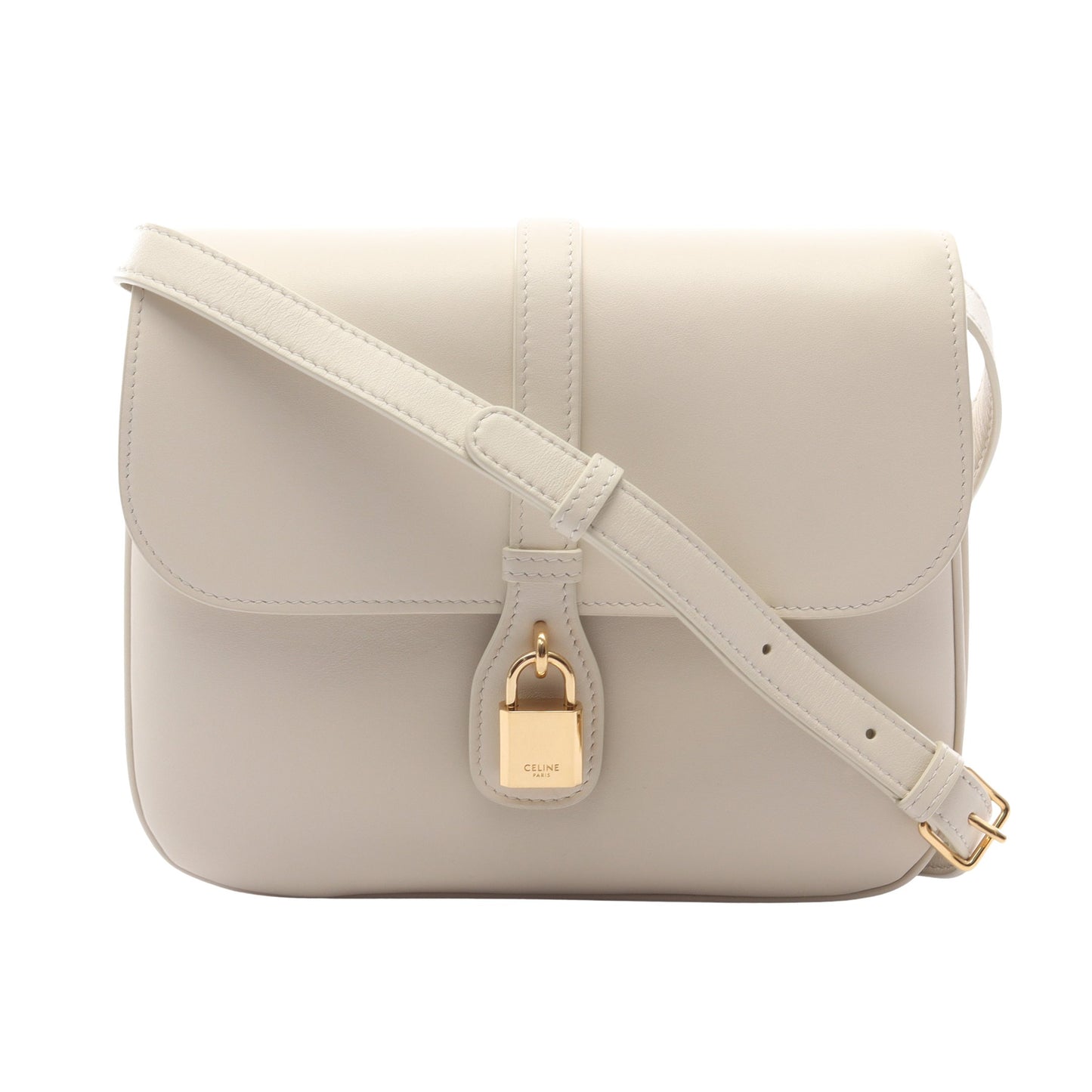 Medium Tabou ショルダーバッグ レザー オフホワイト セリーヌ バッグ CELINE
