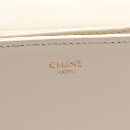 Medium Tabou ショルダーバッグ レザー オフホワイト セリーヌ バッグ CELINE