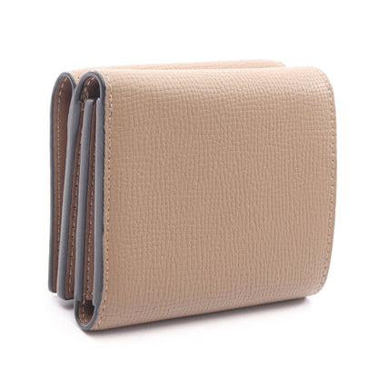 アナグラム トライフォールド ウォレット 三つ折り財布 レザー ブラウン ロエベ 財布・小物 LOEWE