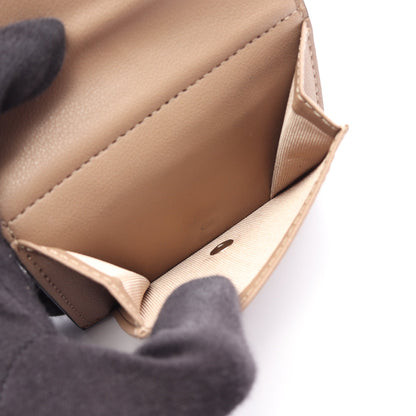アナグラム トライフォールド ウォレット 三つ折り財布 レザー ブラウン ロエベ 財布・小物 LOEWE