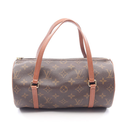 パピヨン26 モノグラム ハンドバッグ PVC レザー ブラウン ルイヴィトン バッグ LOUIS VUITTON