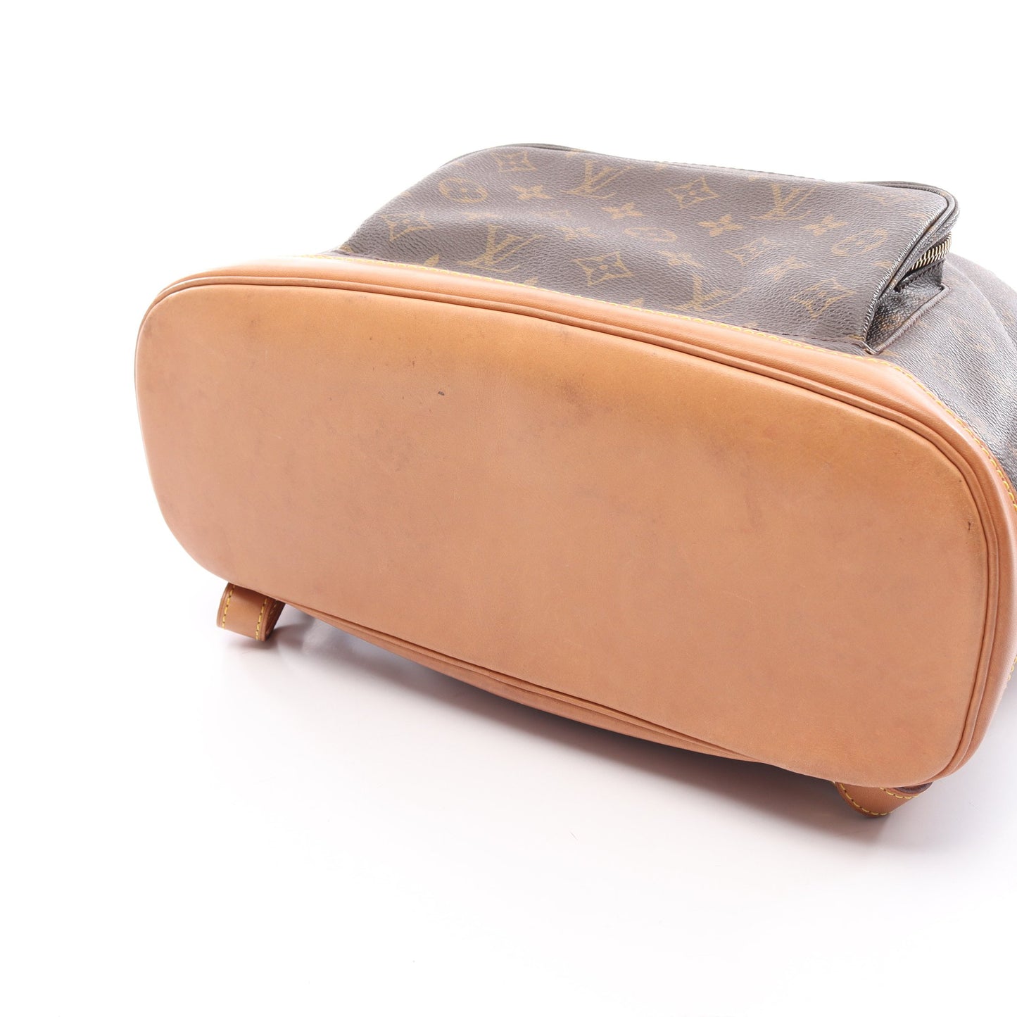 モンスリGM モノグラム バックパック リュックサック PVC レザー ブラウン ルイヴィトン バッグ LOUIS VUITTON